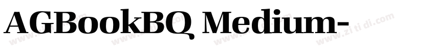AGBookBQ Medium字体转换 AGBookBQ Medium字体转换
